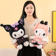 美鑫毛绒玩具工厂 纱裙库洛洛与美乐乐公仔