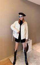 【现货】2021年秋冬季显瘦宽松加厚保暖白鸭绒羽绒服，女装羽绒服，名怡