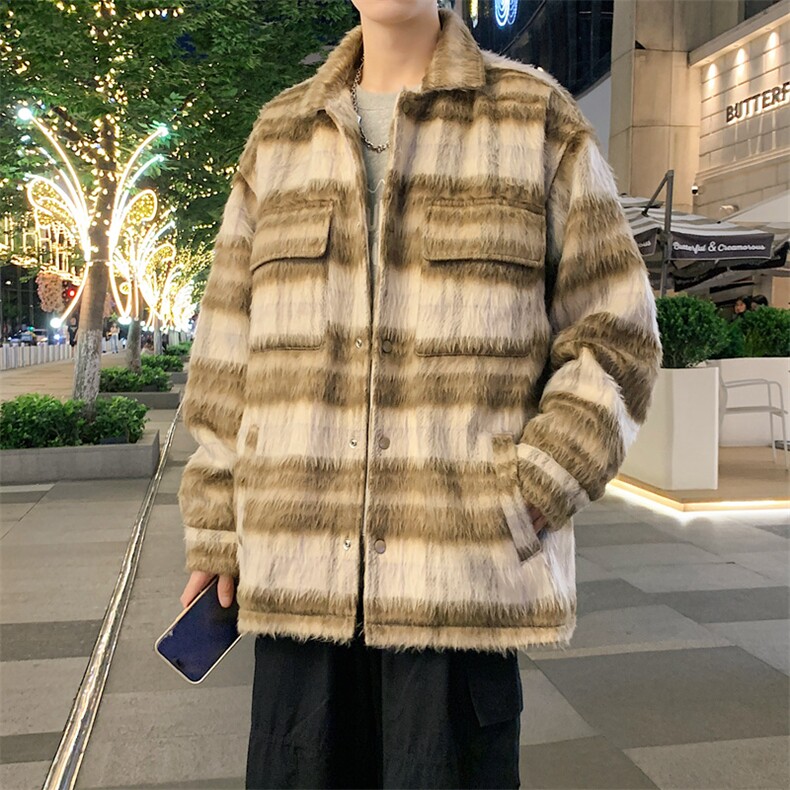小香风外套男春秋季新款青少年宽松潮流夹克JK0236-P95,男装夹克,星座308B-2