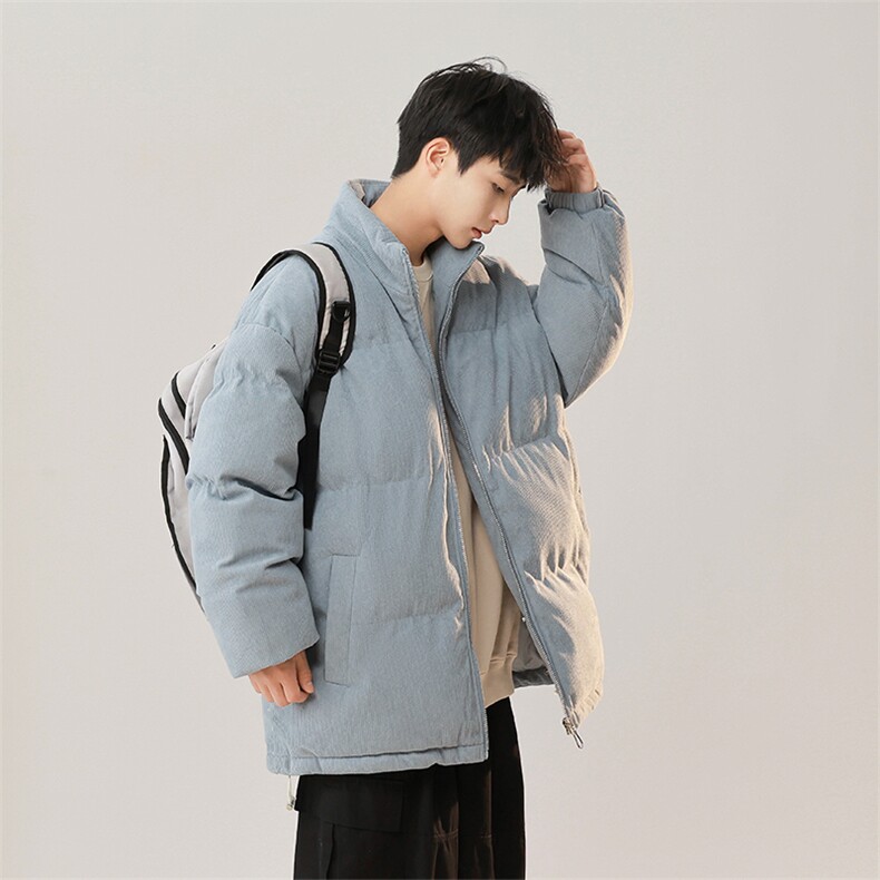 灯芯绒M-3XL数据款2025冬季新款情侣棉衣立领棉服XZ109-223-P88,男装棉衣,星座109