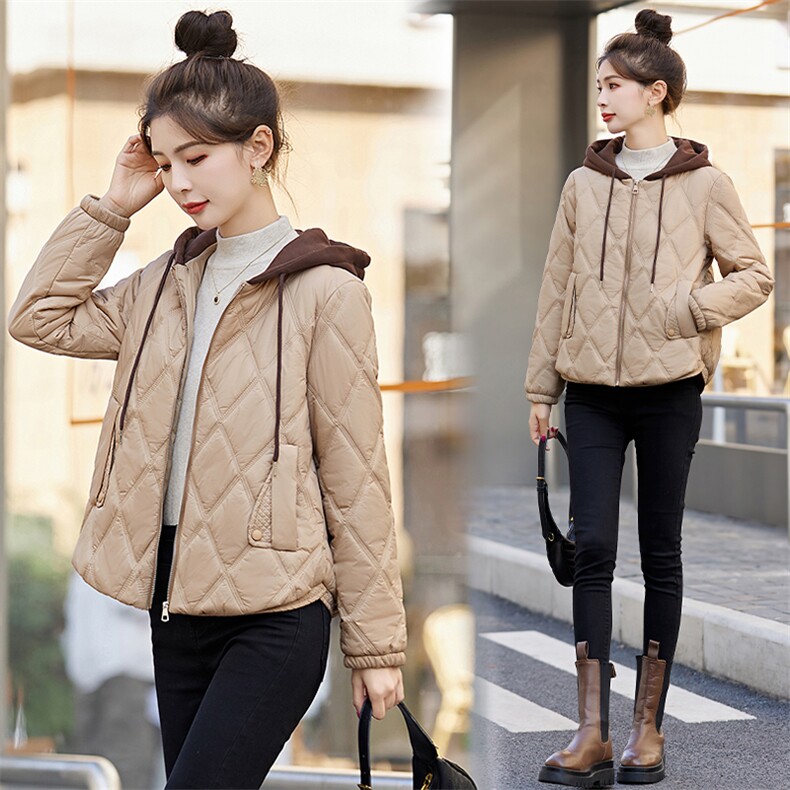 2024冬季新款女装休闲简约加绒风衣外套，女装风衣，涵亦佰惠