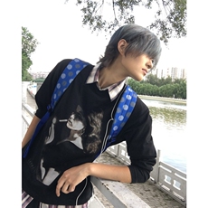 长袖休闲衬衫中世纪吸烟少女T恤衫D328-CX7709-P29，男装衬衫，电商D328