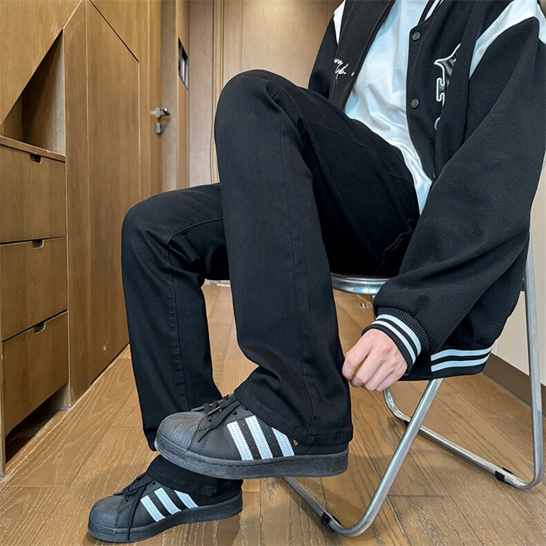 弹力牛仔裤修身微喇版型B342-W2000-特P45控78,男装牛仔裤,电商B342