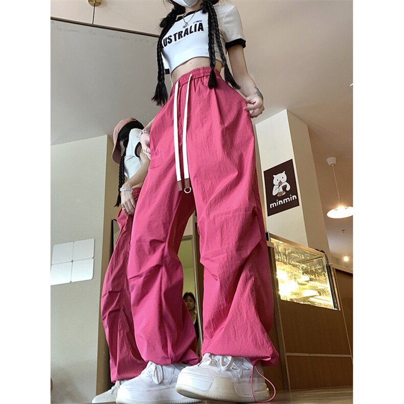 新款宽松休闲裤男韩版潮流坠感阔腿拖地长裤K0614-P45,男装休闲裤,星座308B-2