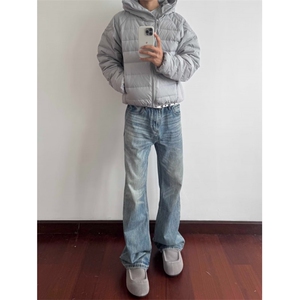 网图 美式cleanfit斜拉链排骨棉服 W1901/特P80图片