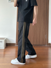 大量现货三条杠设计感条纹速干裤男女款夏季潮流痞帅DY5036-特P35，男装休闲裤，电商A178