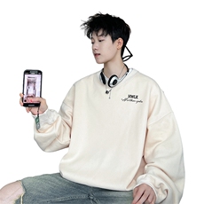 ！圆领卫衣男长袖T恤男WY142-P28加绒款（JR）-P33控价：49，男装卫衣，电商B367