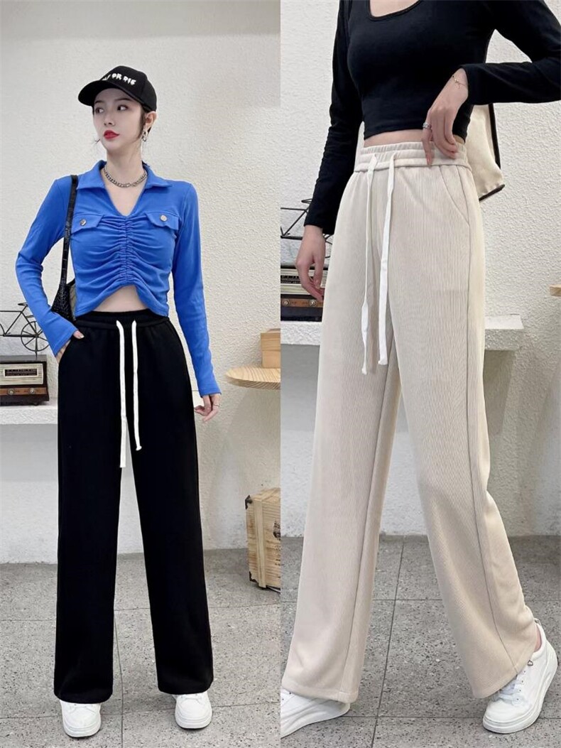 2022主推款春新款百搭、显瘦、显高直筒裤，其它，简 影