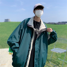 春秋宽松休闲棒球服日系复古cityboy立领工装夹克外套男W5501-P70，男装夹克，星座512-2