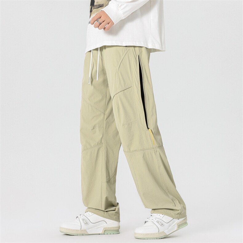 春款美冲锋裤男户外机能风登山运动裤高街设计感休闲裤AK0251-P53,男装休闲裤,星座308B-2