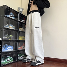 抖音得物品质可束脚百搭休闲卫裤212-2-DY78-特P40加绒特P45，男装休闲裤，星座808A-1