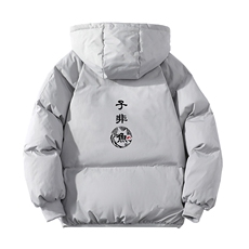 控128加绒面包服男大码羊羔毛衣男MY16070-P100，男装棉衣，电商A040A