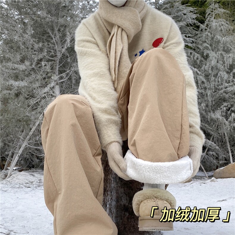 冬季新款机能防风防寒设计感加绒休闲裤B315-K25890JR-特p42控79,男装卫衣,电商B315