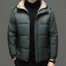 DMF3217钱塘2020-2冬季厚款商务休闲有帽中年男士棉服货稳P97，男装棉衣，钱塘207-2