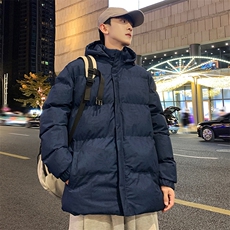 特批2024冬季大码印花棉服可脱卸连帽棉袄外套A436-3091-P70，男装棉衣，电商A436