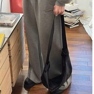 2025新款灰色休闲裤简约直筒卫裤宽松阔腿男裤百搭显瘦长裤子男潮图片