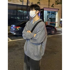 潮流慵懒日系时尚气质原宿新款简约流行长袖毛衣文艺MY303，男装针织衫/毛衣，星座1116A（原606A-3）