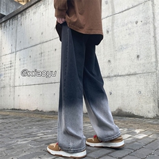 XZ616大码早秋季新款百搭设计感休闲渐变牛仔裤TY501P55控68，男装牛仔裤，星座512A（原616）