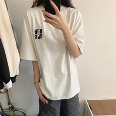 万针全刺绣工艺抖音得物高品质260克重磅纯棉双纱美式高街短袖T恤，男装T恤，电商A486