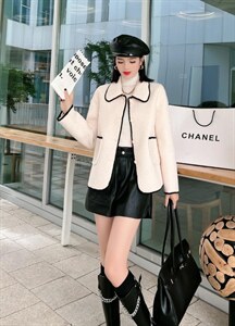 香香风皮毛一体三色三码圈圈绒M  L   XL图片