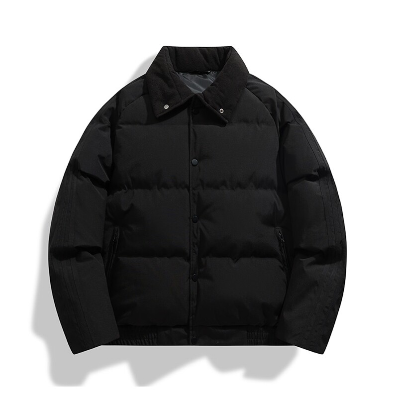 25冬季款翻领棉衣潮流百搭设计感情侣款保暖时尚外套5522-TP70，男装棉衣，电商B306