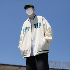 2023秋季新款灯芯绒夹克外套男ins港风百搭休闲棒球服W5184-P56，男装夹克，星座512-2
