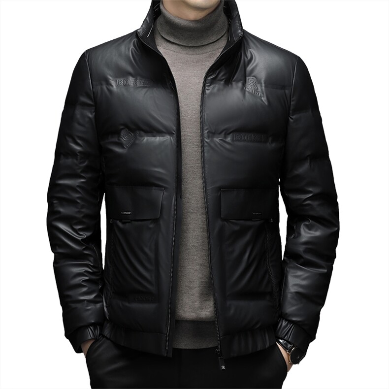 CSYR22087钱塘2020-2冬季厚款商务休闲立领中年男士羽绒服P205,男装羽绒服,钱塘207-2