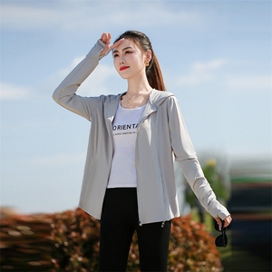 夏季防晒衣女2024新款户外防紫外线小个子宽松高端冰丝短款防晒服图片