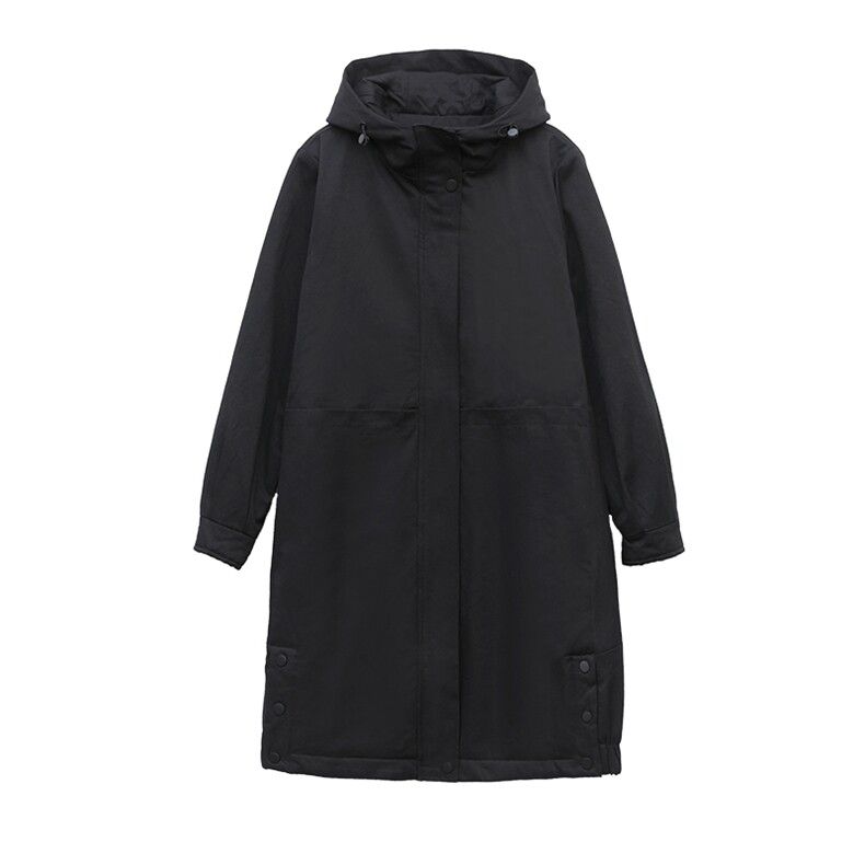 派克服棉衣中长款2022年新款加绒加厚妈妈大码宽松外套,女装派克服,忆绮罗