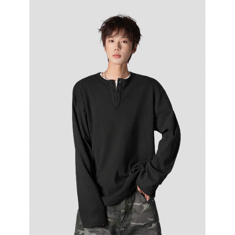 TXDD017-P40高质量春秋新款长袖T恤卫衣男女同款打底衫，男装T恤，星座712A-1