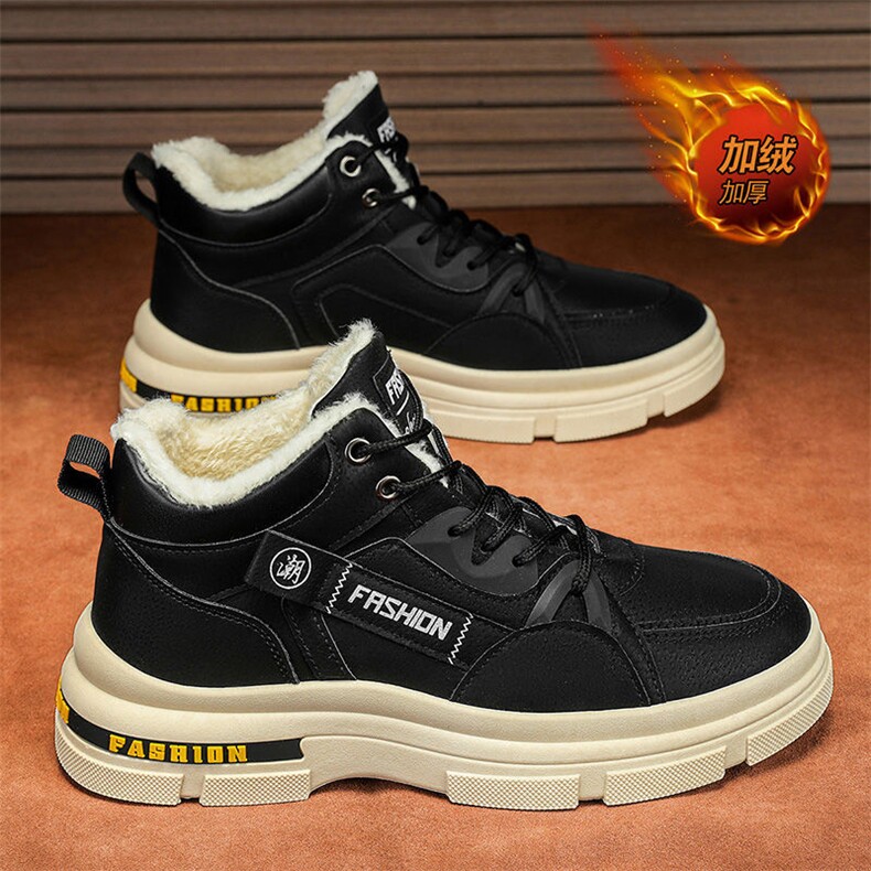 X4518-90棉靴男冬季新款加绒保暖休闲男士棉鞋，男鞋靴子，星座1407-3