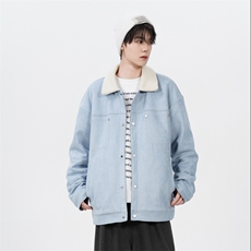 鸡皮绒加绒夹克JK2165-P90，男装夹克，星座210-1