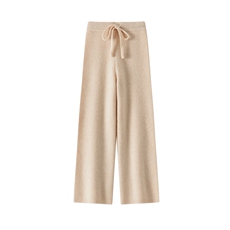 儿童阔腿裤羊毛0柔软细腻有光泽，童装裤子，牧戎奢羊绒