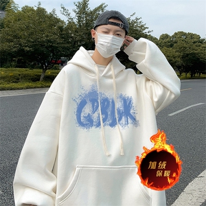 500克重磅秋冬美式加绒加厚卫衣外套DL1577常规特P35加绒特40图片