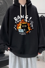 8XL连帽卫衣男大码胖子帽衫大号运动服WY2405-P35，男装卫衣，电商A040