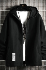 JK65045-P45连帽夹克男大码胖子棒球服上衣外套网格挂拍，男装夹克，电商A040A