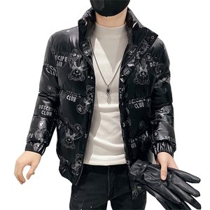 312A-5-603-P125 冬季新款男士韩版棉衣立领加厚潮流棉服A图片