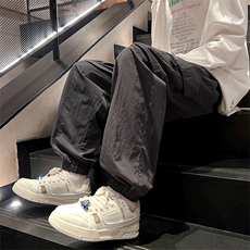 24春款纳米皱工装裤休闲裤束脚裤男KP205P55，男装休闲裤，星座1204-3