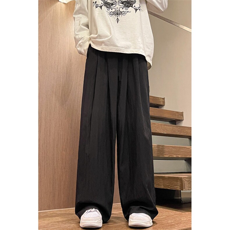 8XL-M特大码风棉麻裤男长裤子宽松直筒型休闲拖地裤k955P65,男装休闲裤,电商D206-1