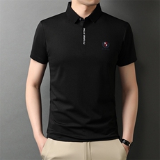 夏季新款男士翻领短袖t恤中年有领男装上衣服休闲POLO衫，男装T恤，电商B212（原钱塘6029）