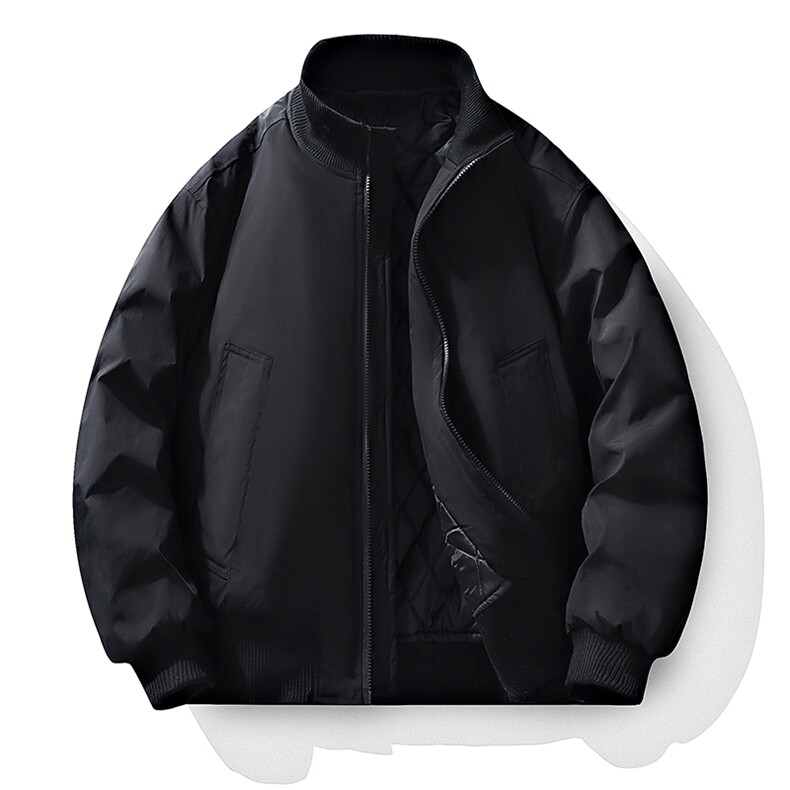 特批50冬季港风纯色加厚棉服防风保暖H1030港风棉外套MY570,男装棉衣,电商A128