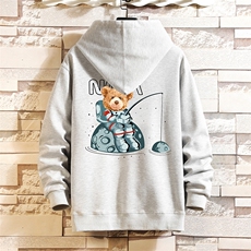 KS21251-P38连帽开衫卫衣男运动外套大码班服砖墙，男装卫衣，电商A040A