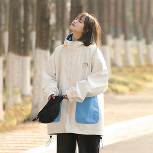 ！815A-MJ79022-70特 2025秋季两面穿上衣外套宽松休闲夹克女图片