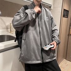 美式复古两面穿鹿皮绒棒球服男街头痞帅J2201*P100*控128，男装夹克，星座227-2