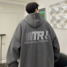 ！重磅大码M-4XL得物品质加厚连帽卫衣RH6234-特P35加绒42，男装卫衣，星座610B-1