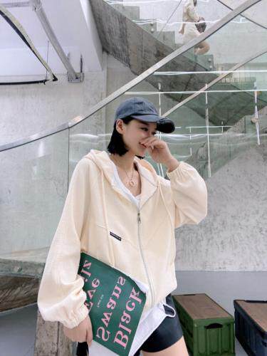 秋季款华夫格卫衣开衫，女装卫衣/绒衫，玩美