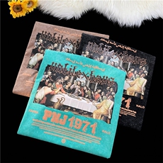 XZ213-T97-P45控58港风大码水洗做旧创意印花圆领短袖T恤五分袖，男装T恤，星座213