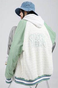 秋装新品潮韩版夹克棒球服男女中性风胸针刺绣百搭外套 8013-P95图片