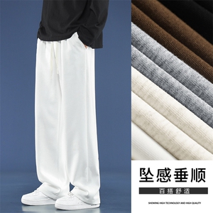 高街潮牌时尚直筒拖地裤休闲百搭舒适长裤坠感  WK80-1特批25图片