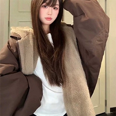 两面穿现货重磅短款座山雕棉衣男女双面穿毛毛绒棉服加厚外套，男装棉衣，电商A486
